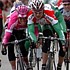 Kim Kirchen gewinnt den Spurt um den zweiten Platz beim Gran Premio Lugano 2006